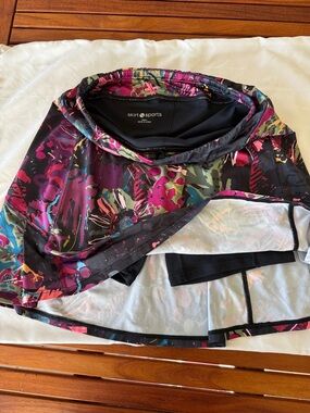 SkirtSports Floral Print Active Skort in Black, Pink, Purple, Green